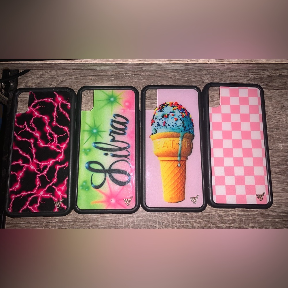 WILDFLOWER LOT of 4 iPhone X phone cases